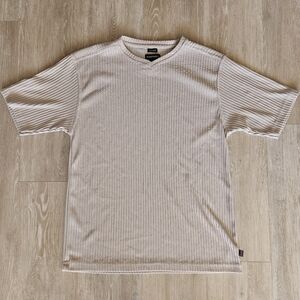 Vintage Rampage USA Sueded Ribbed Beige Top Size Large